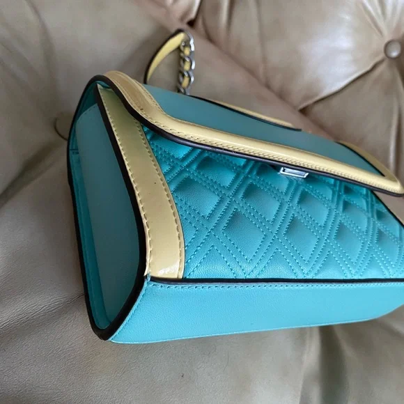 Tory Burch Fleming Quilted Patent Leather Convertible Shoulder Bag - Picture 10 of 15